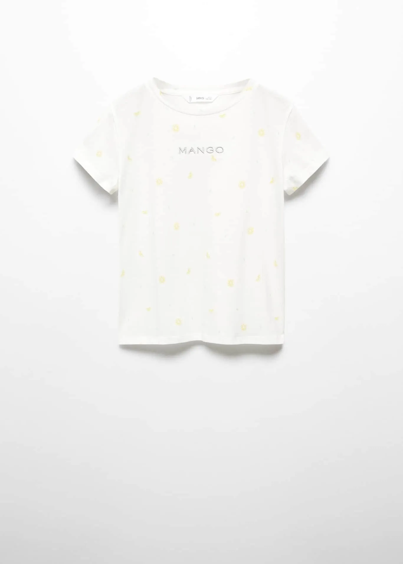 Logolu kısa kollu tişört