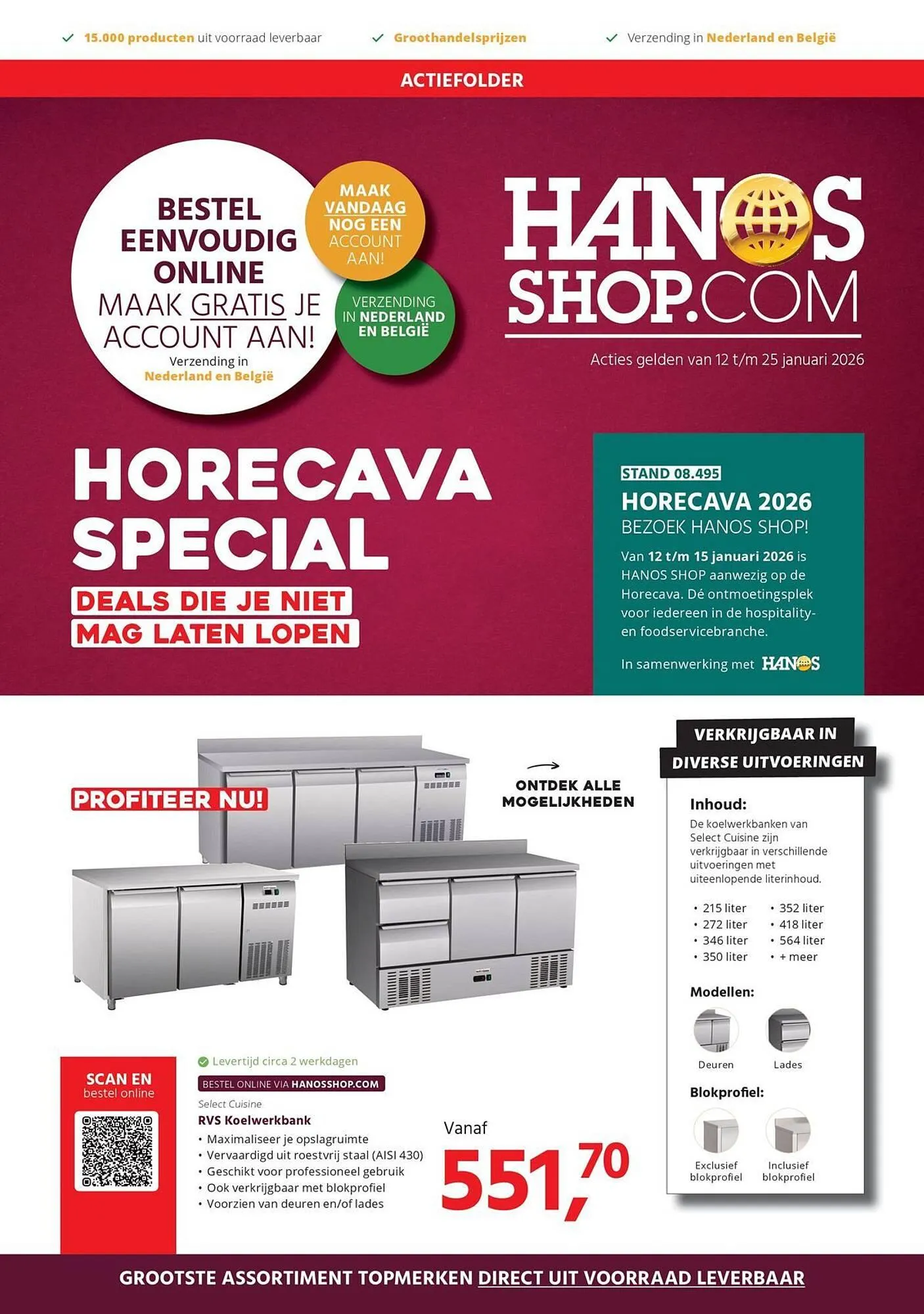 HANOS folder van 12 januari tot 25 januari 2026 - Folder pagina 1