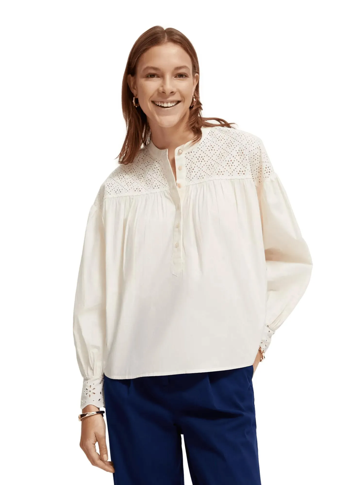 Broderie anglaise blouse