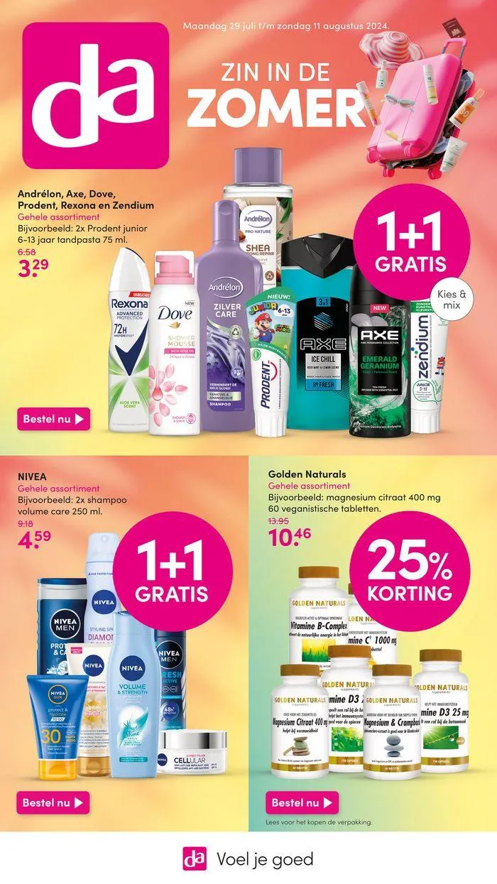 Folder DA! van 29 juli tot 12 augustus 2024 - Folder pagina 1