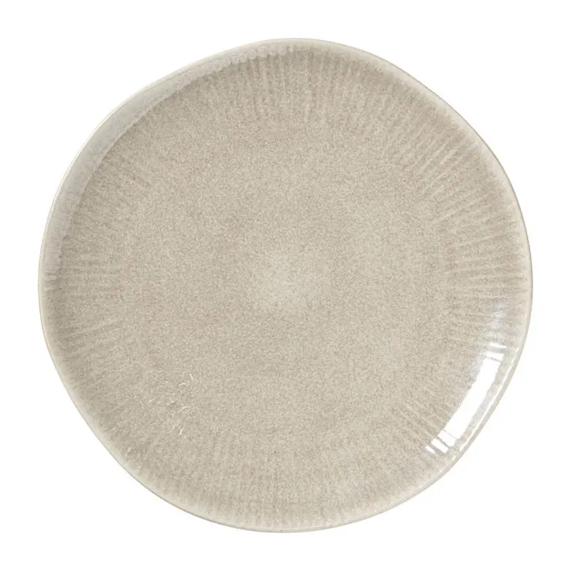 Ontbijtbord fuji - beige - ø21x2.1 cm