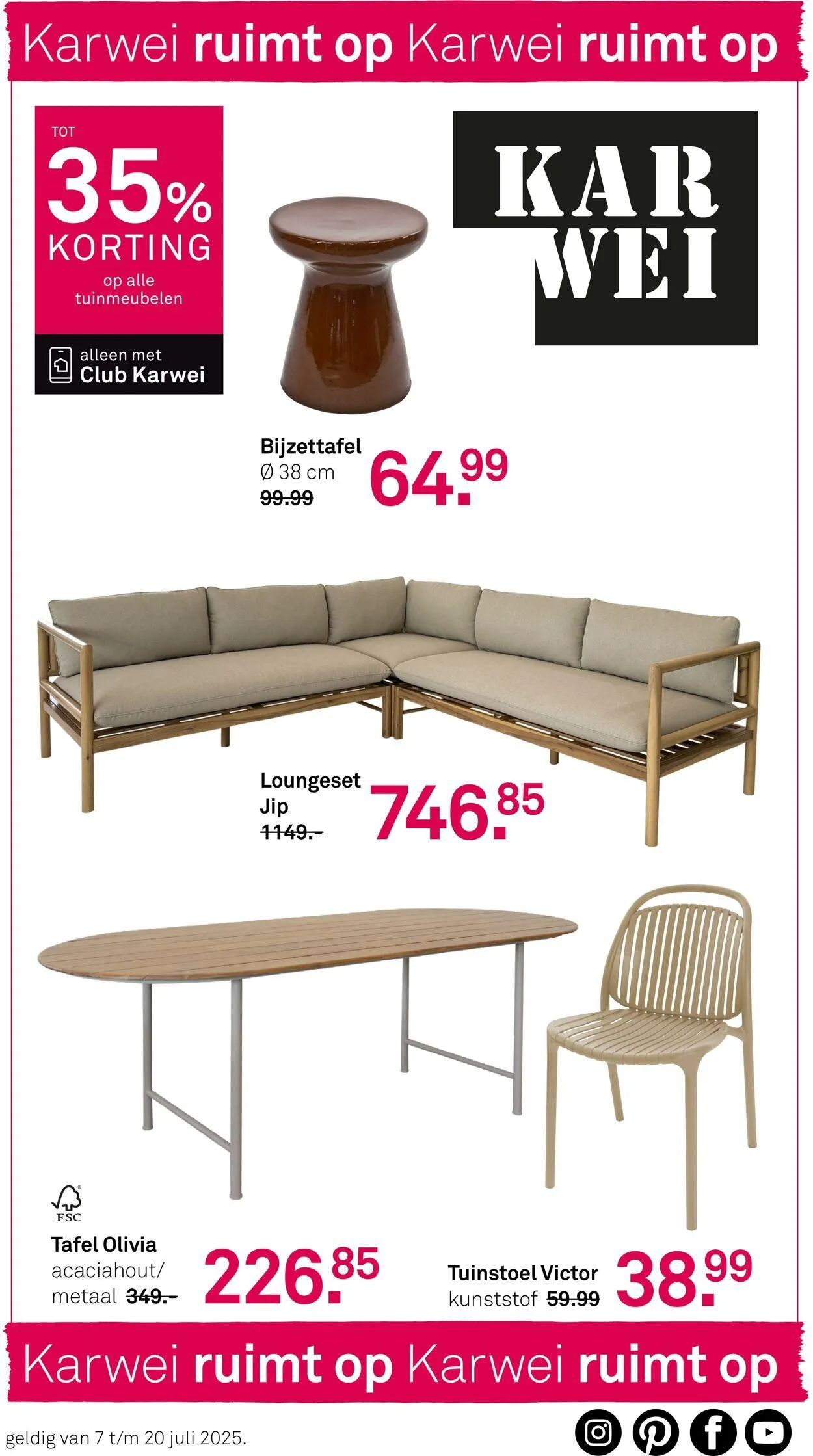 Karwei Actuele folder van 14 juli tot 20 juli 2025 - Folder pagina 1