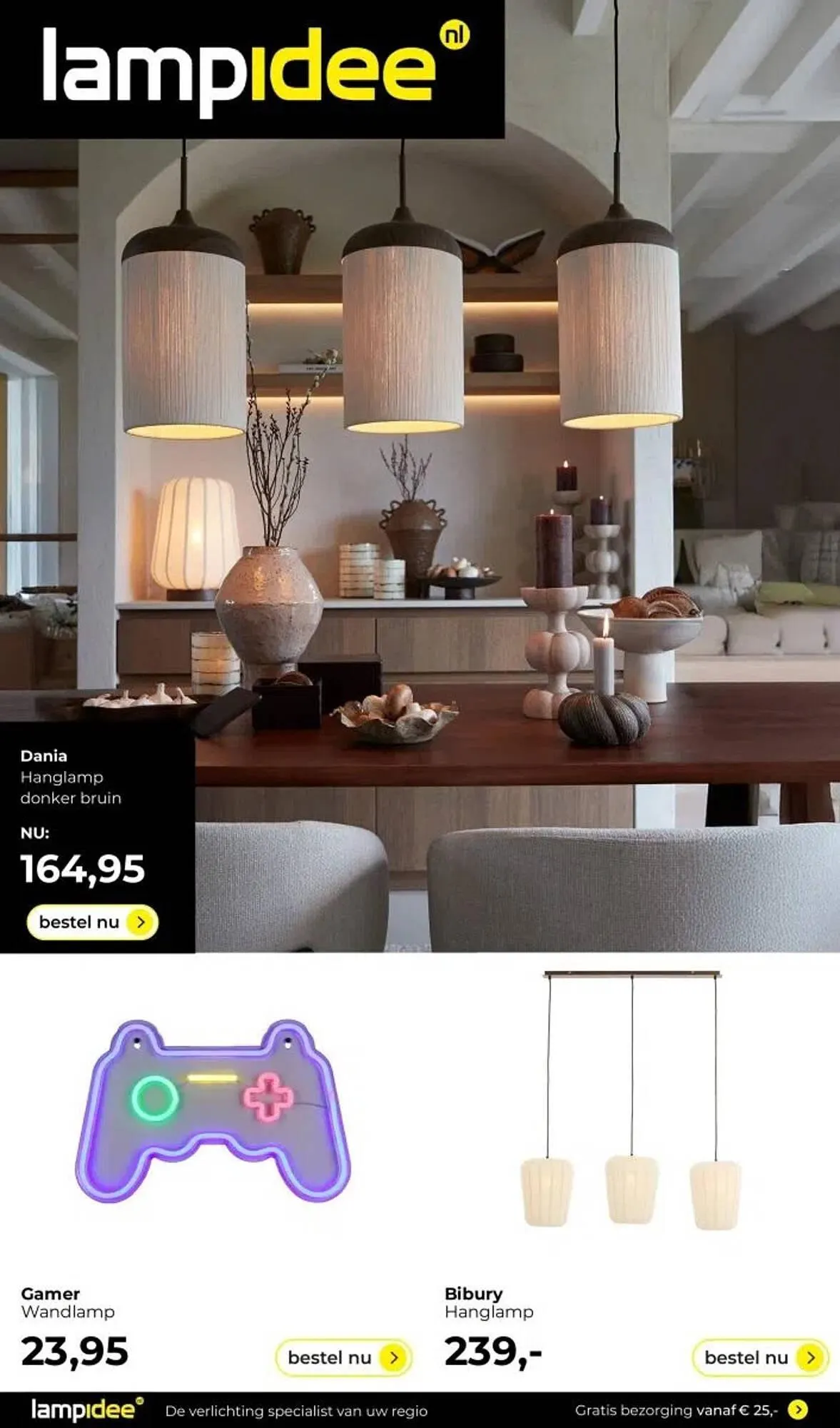 Lampidee folder van 16 november tot 30 november 2025 - Folder pagina 1