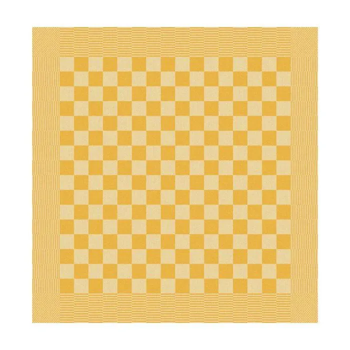 DDDDD Theedoek Barbeque 65x65cm - ochre - set van 6