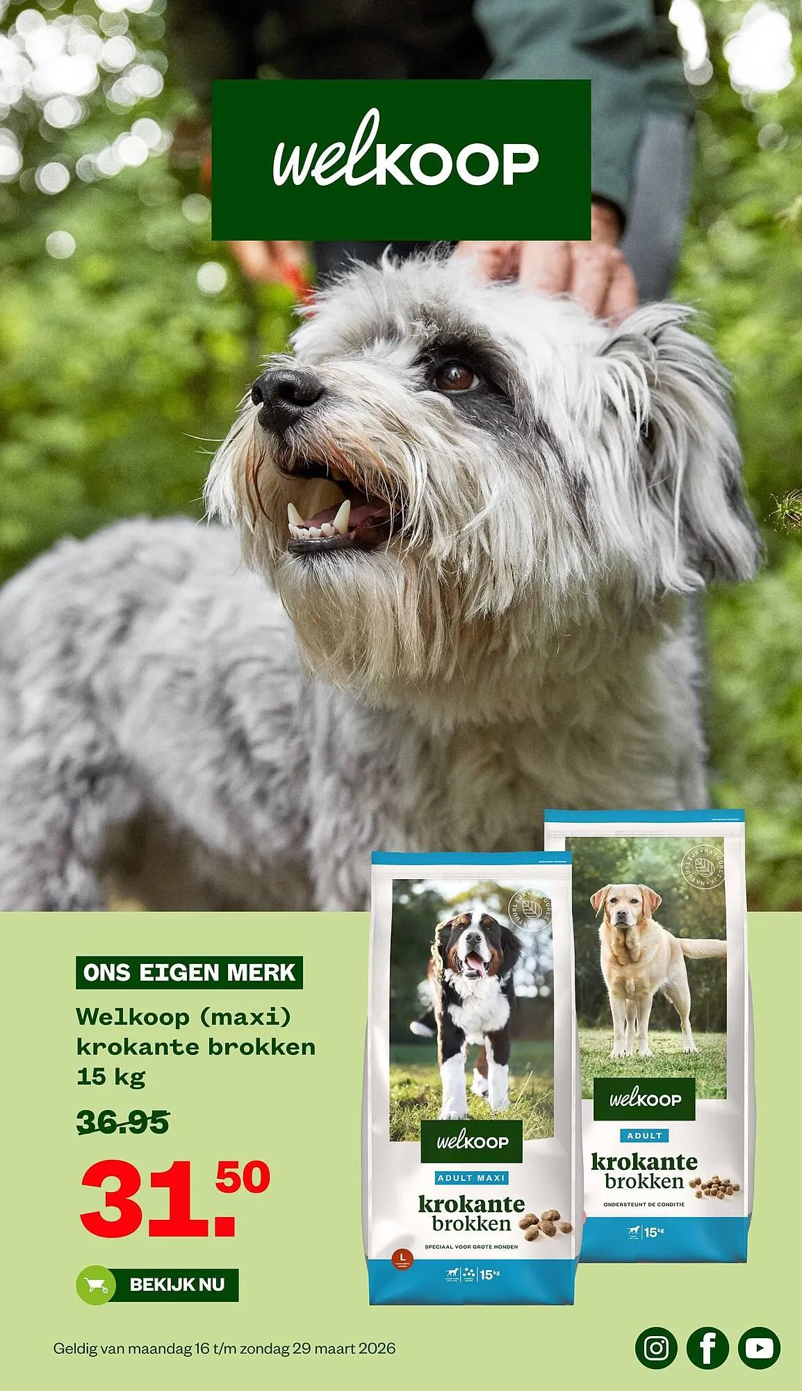 Welkoop folder van 16 maart tot 29 maart 2026 - Folder pagina 1