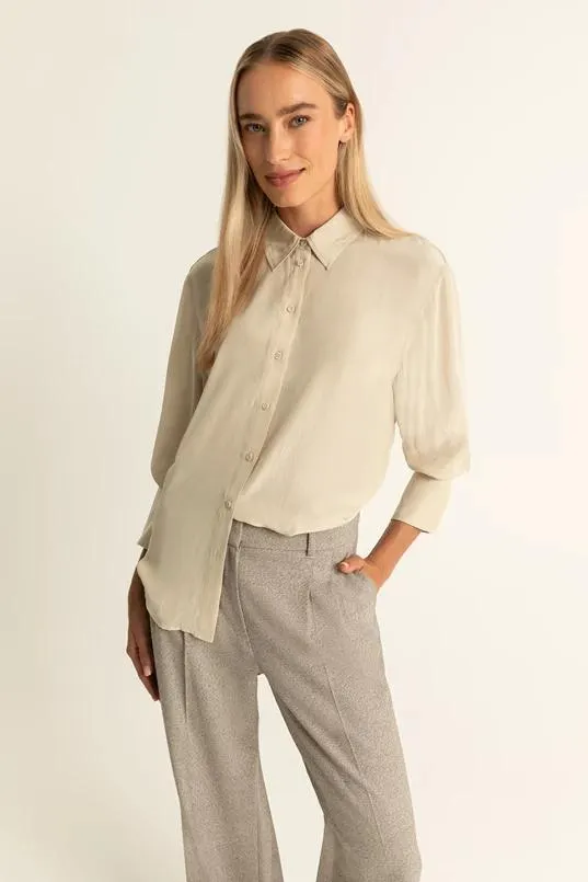 Bloes seersucker satijn