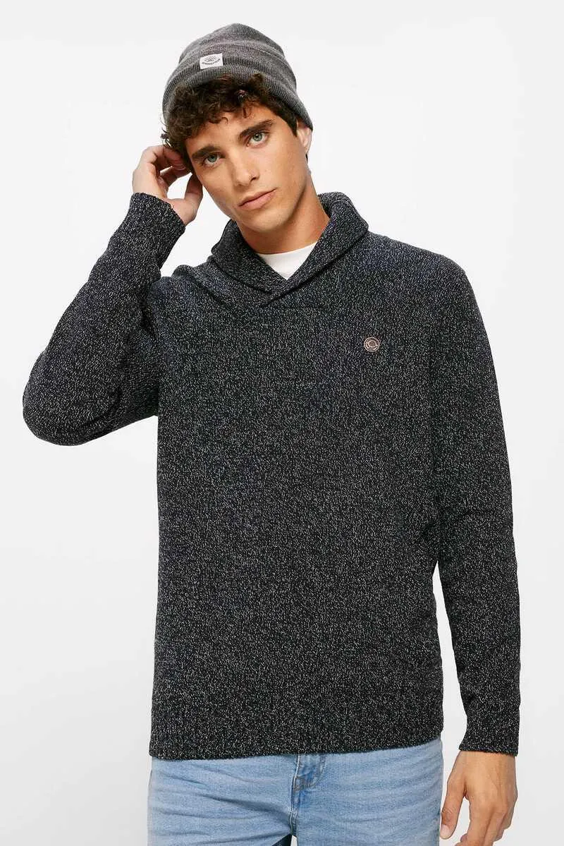 Jersey torzal cuello smoking