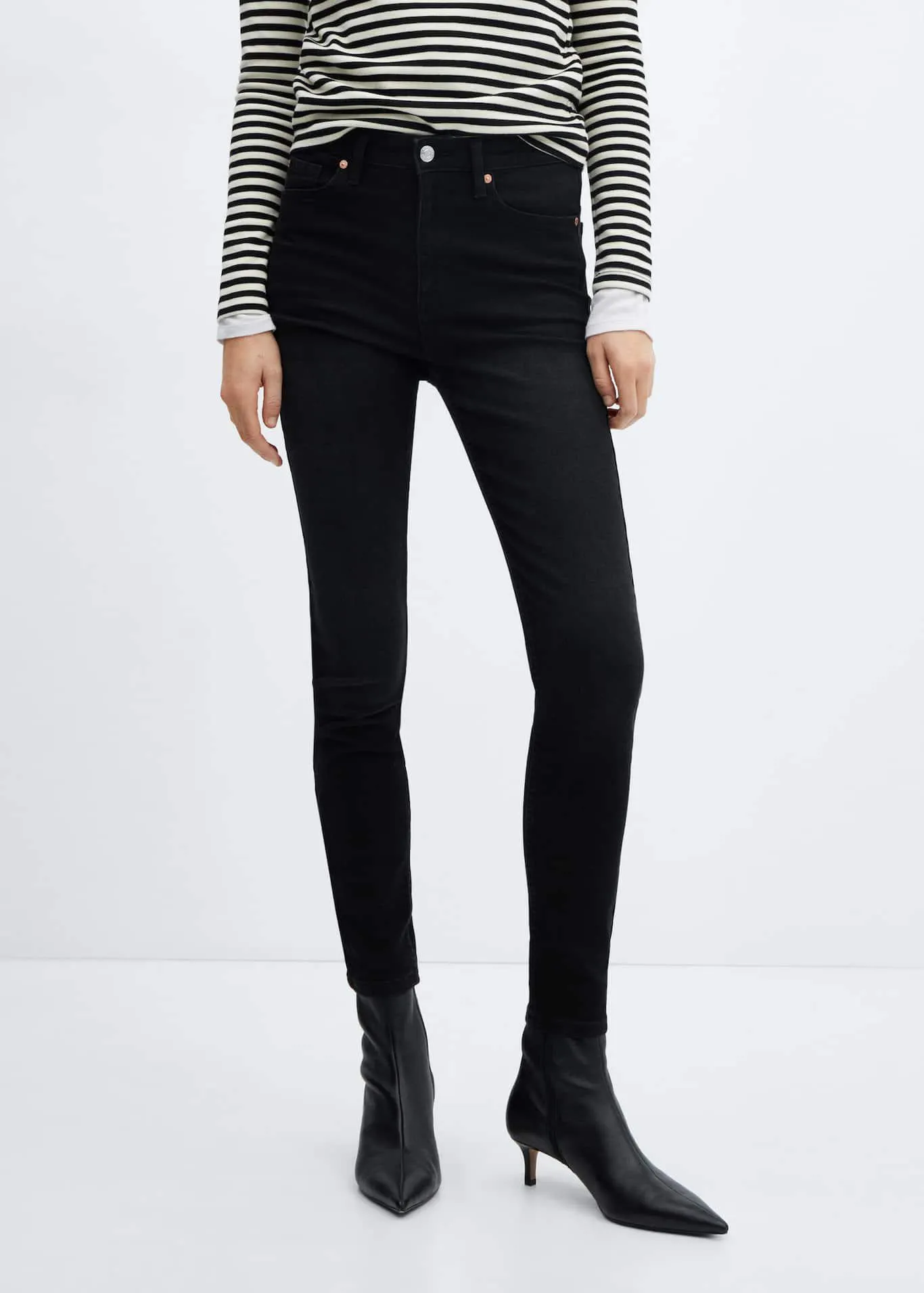 Jeans skinny vita alta