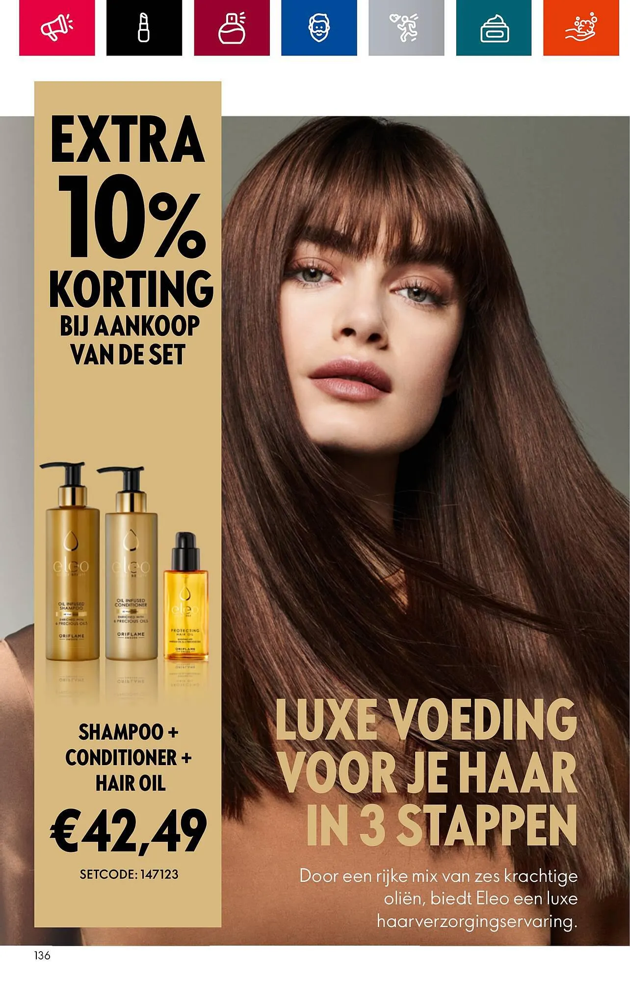 Oriflame folder van 28 juni tot 18 juli 2023 - Folder pagina 136