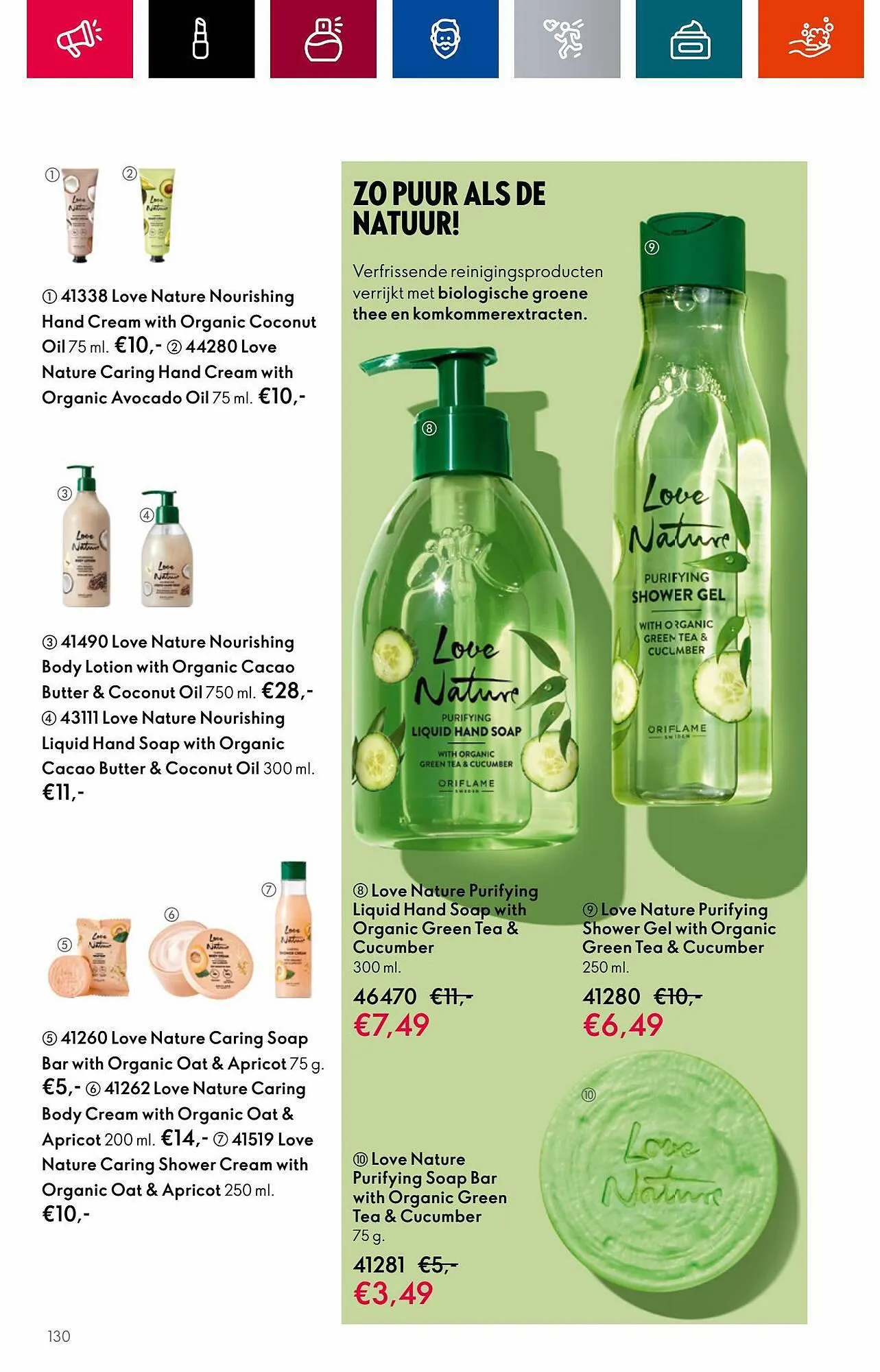 Oriflame folder van 18 juli tot 1 augustus 2023 - Folder pagina 130