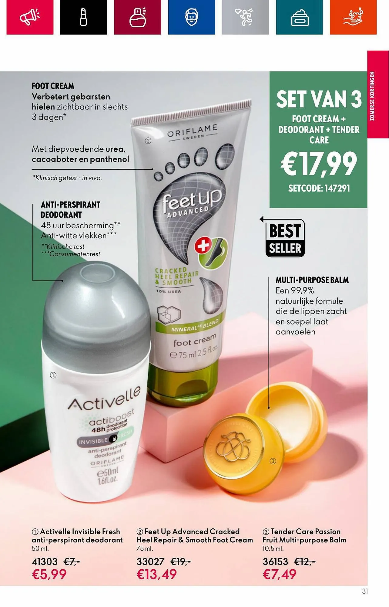 Oriflame folder van 18 juli tot 1 augustus 2023 - Folder pagina 31