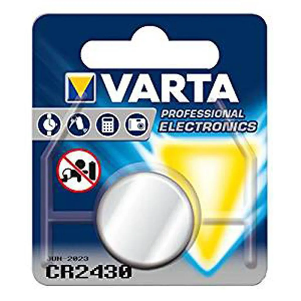 VARTA Knopfzellenbatterie Electronics CR2430 Lithium