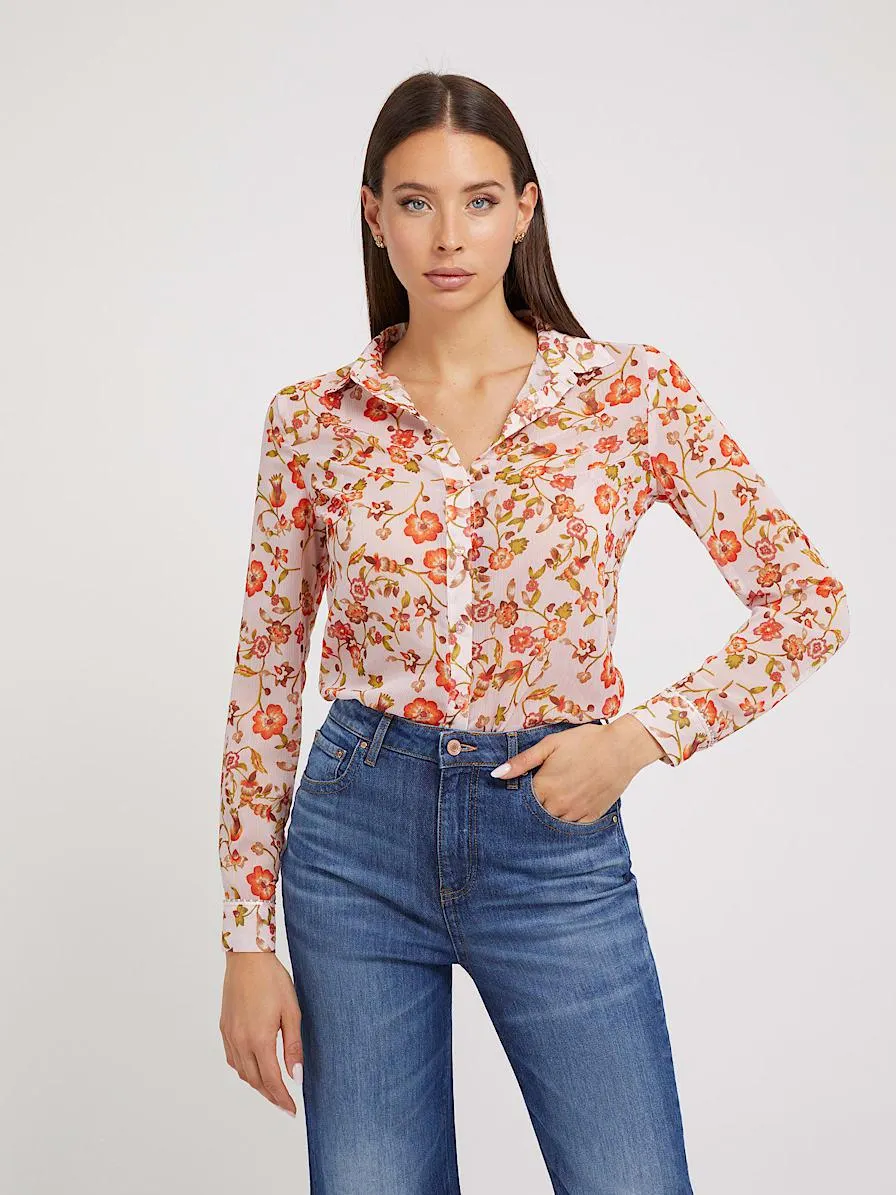 Overhemd met print all-over