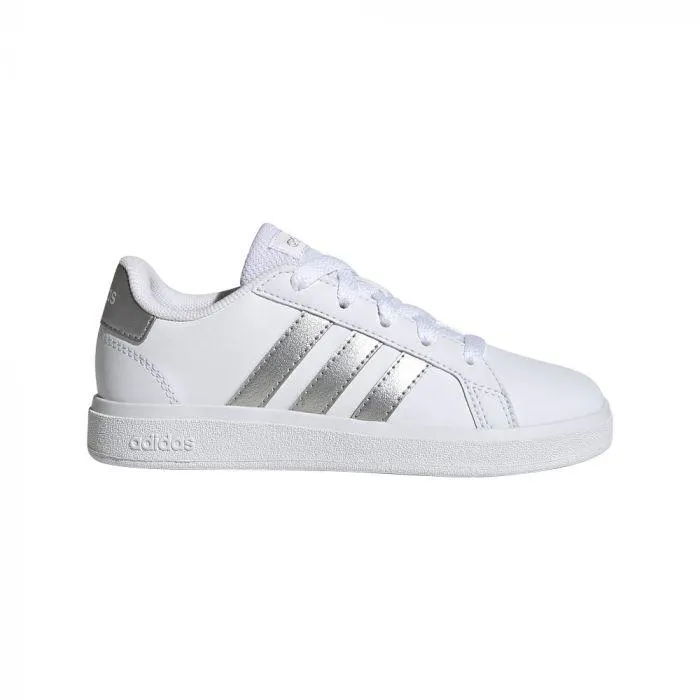 Adidas Grand Court 2.0 Lifestyle GW650 vrijetijdsschoenen junior cloud white matte silver