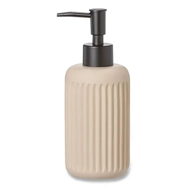 Blokker zeeppomp Zara - beige - ø7x18 cm