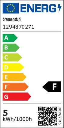 brennenstuhl Edison E27 Connect WiFi Filament Globe LED Lamp 470 Lumen Warm Wit 4,9 W