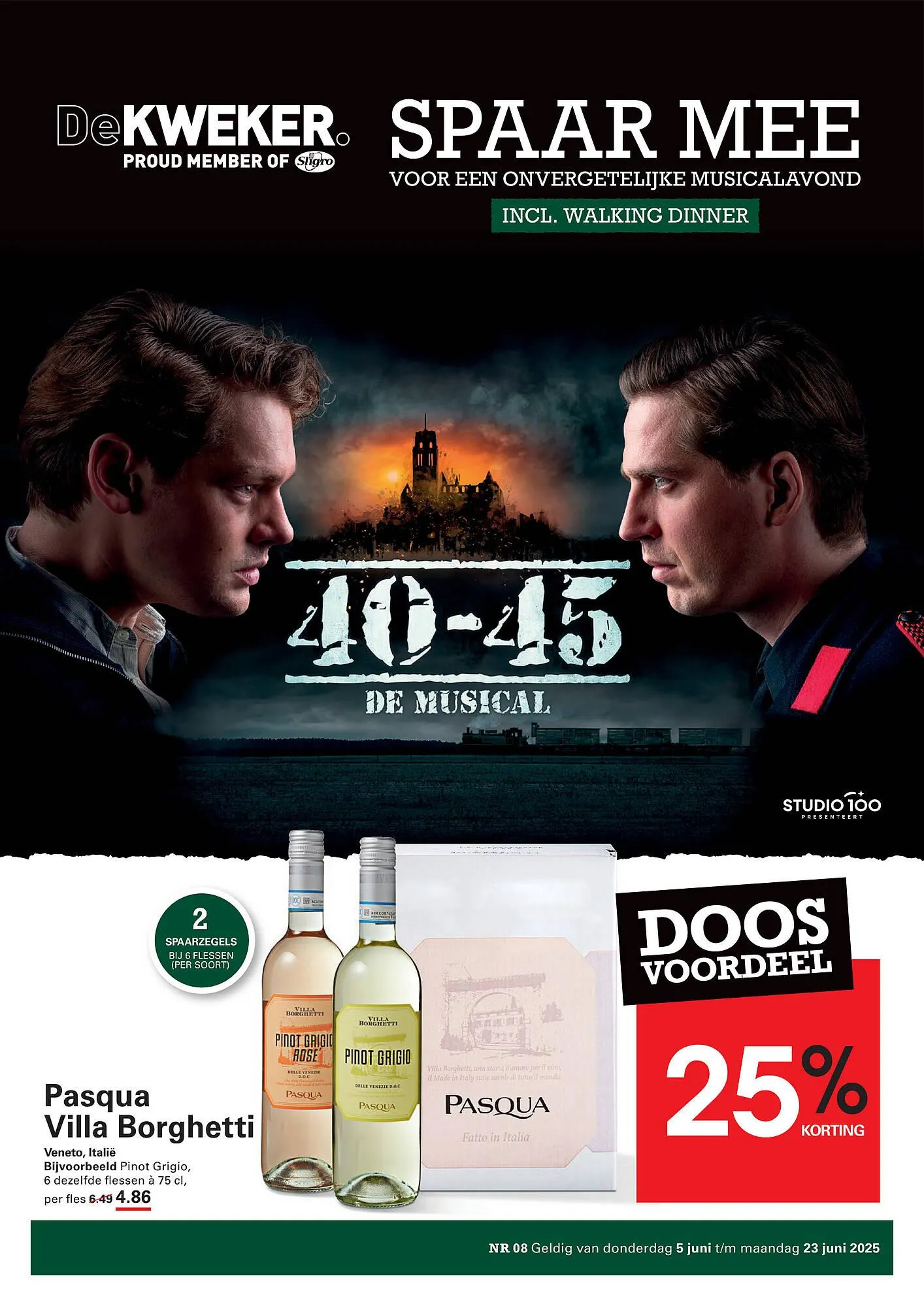 De Kweker folder van 5 juni tot 23 juni 2025 - Folder pagina 1