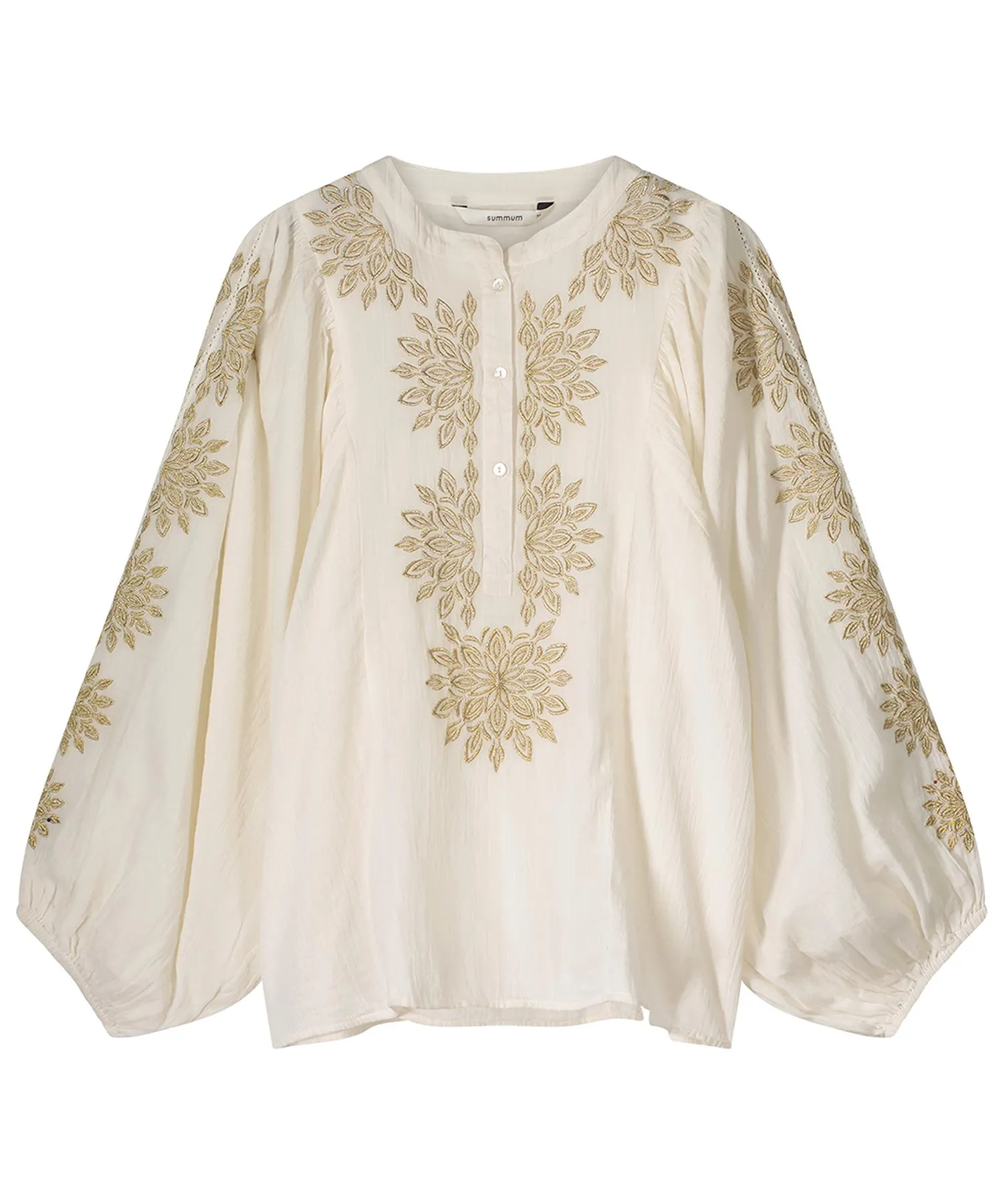 Summum blouse lurex embroidery