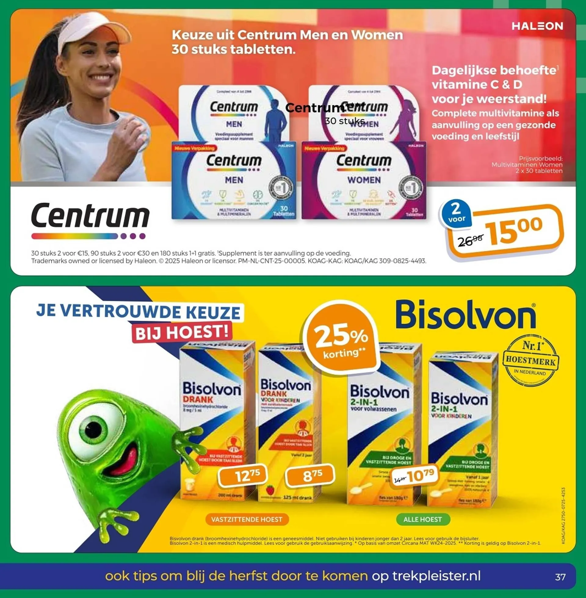 Trekpleister folder van 30 september tot 12 oktober 2025 - Folder pagina 39