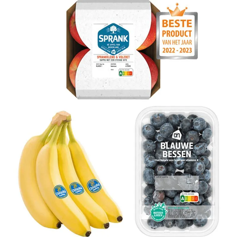 AH SPRANK schaal fruit bundel