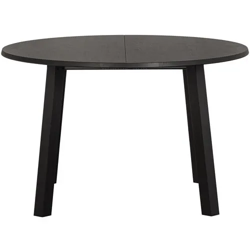 WOOOD uitschuifbare eettafel Lange Jan - Zwart - 75x120x120