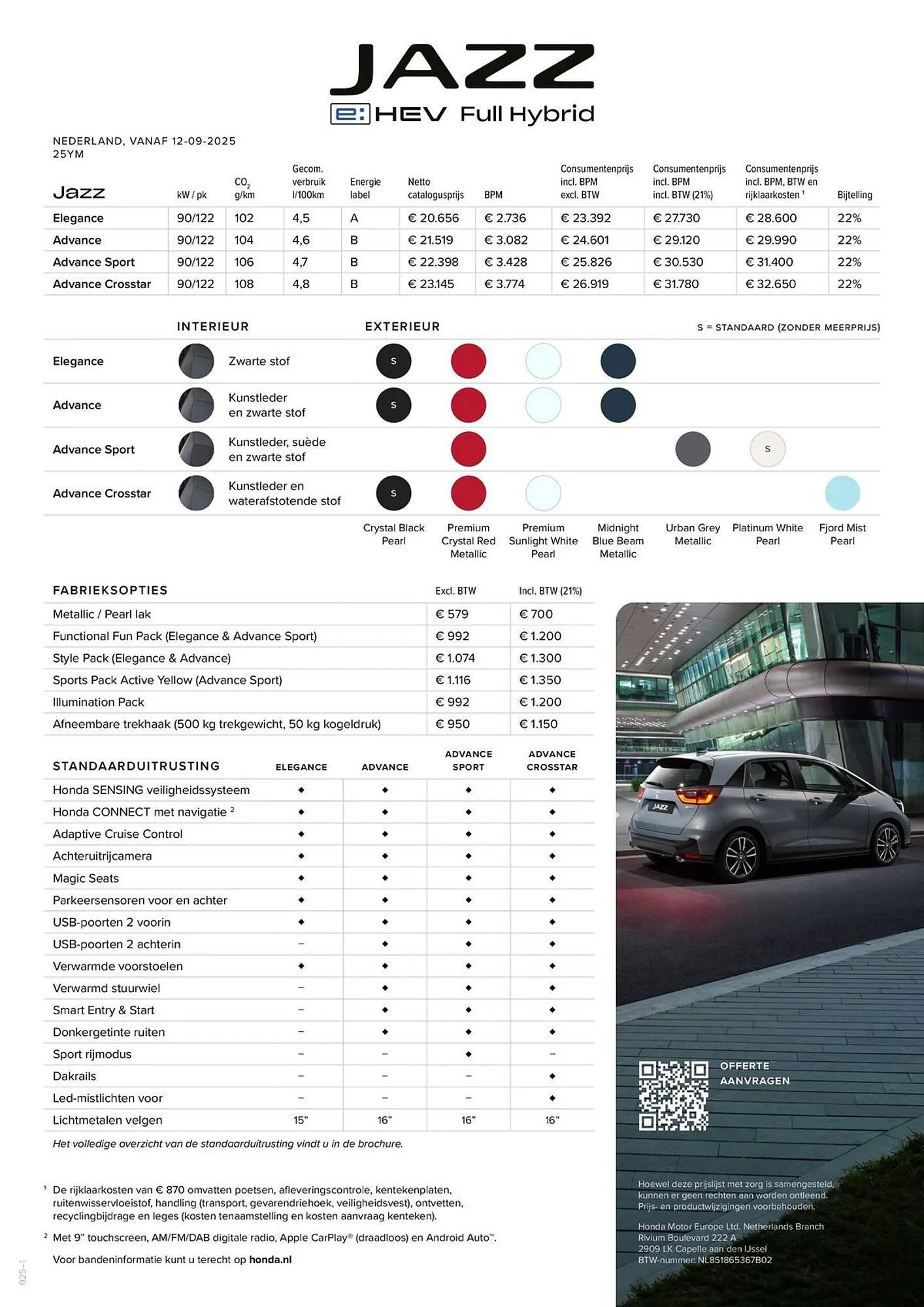 Honda folder van 14 september tot 30 november 2025 - Folder pagina 2
