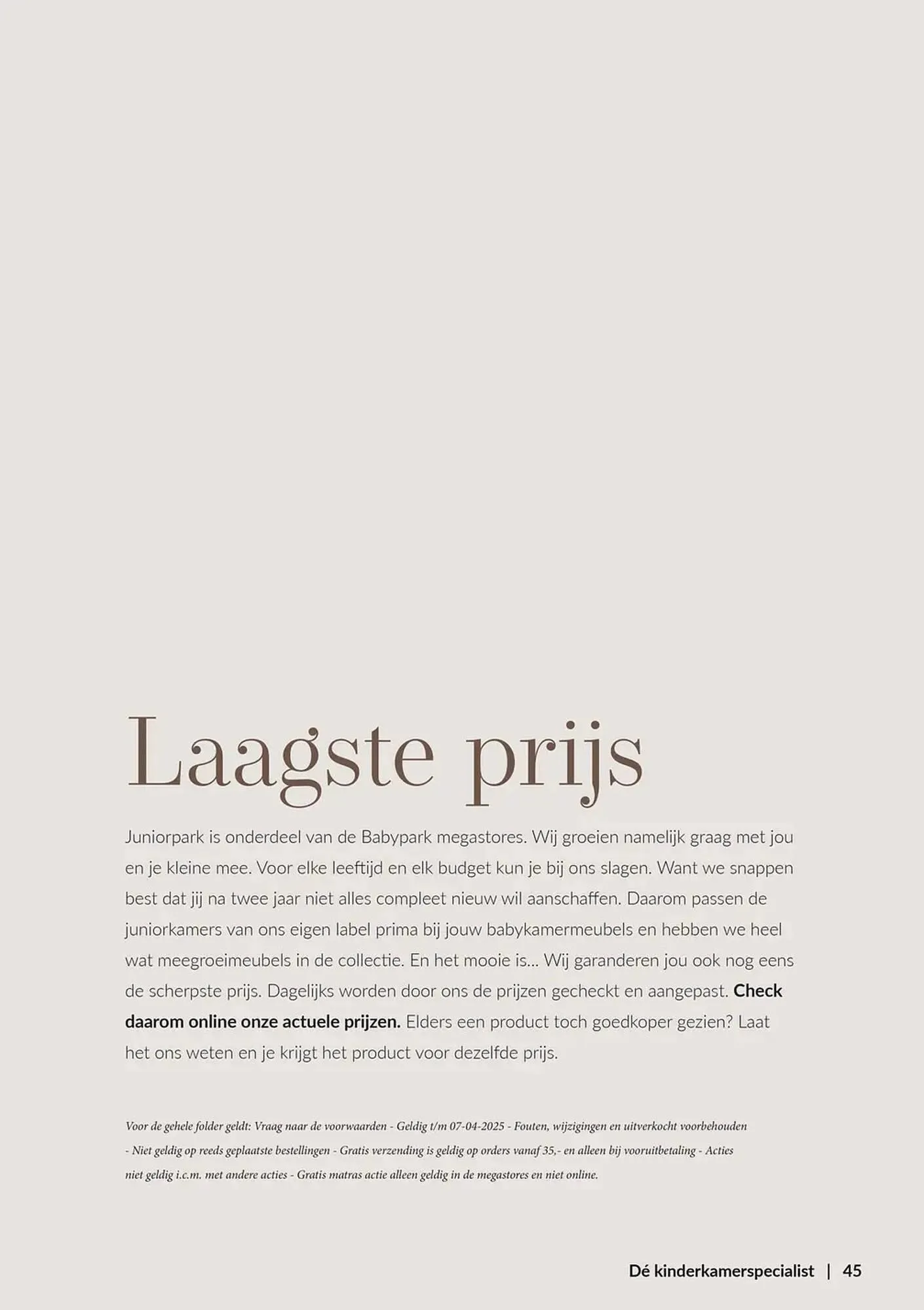 Babypark folder van 11 maart tot 7 april 2025 - Folder pagina 45