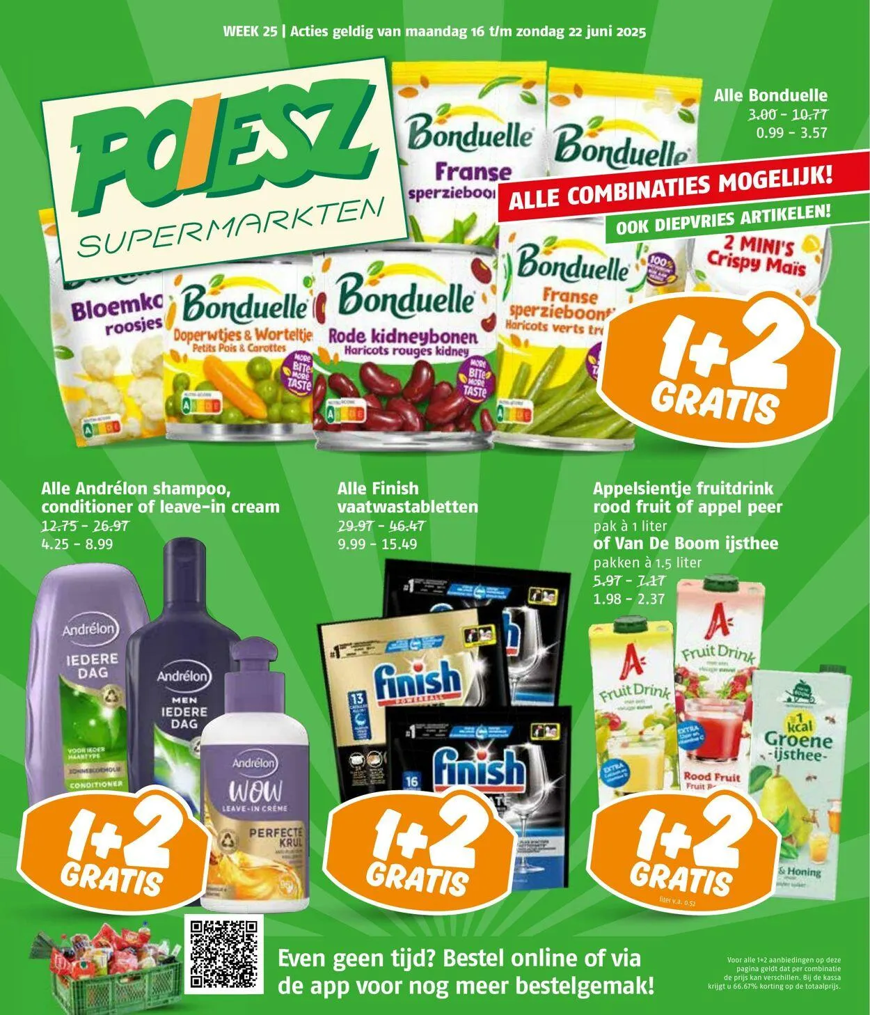 Poiesz Actuele folder van 16 juni tot 22 juni 2025 - Folder pagina 1