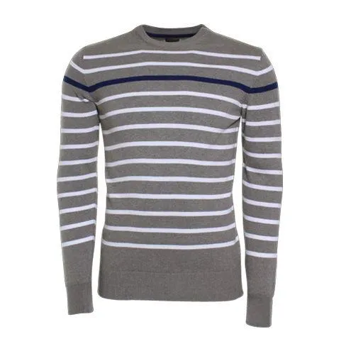 ronde hals trui streep