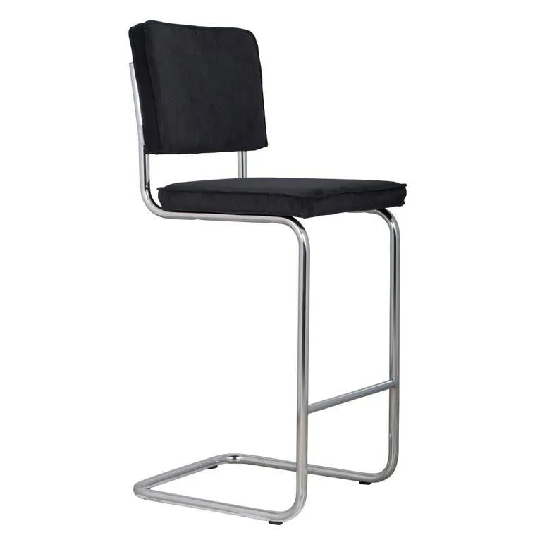 Barstoel Ridge Rib - zwart