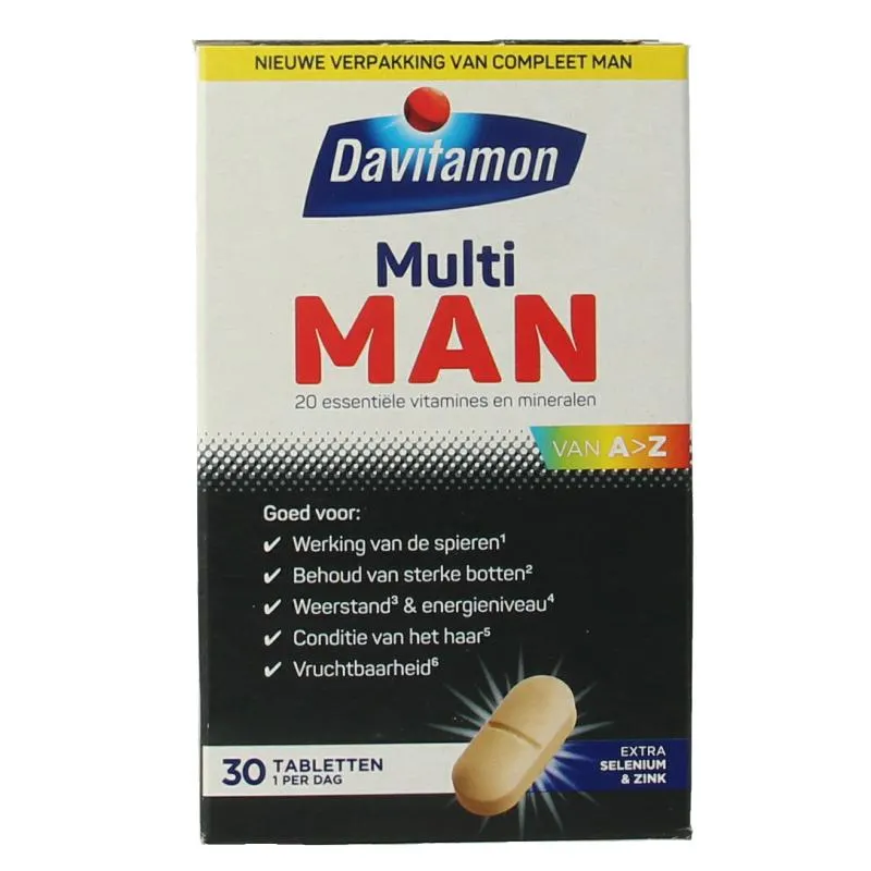 Davitamon Multi man 30 tabletten