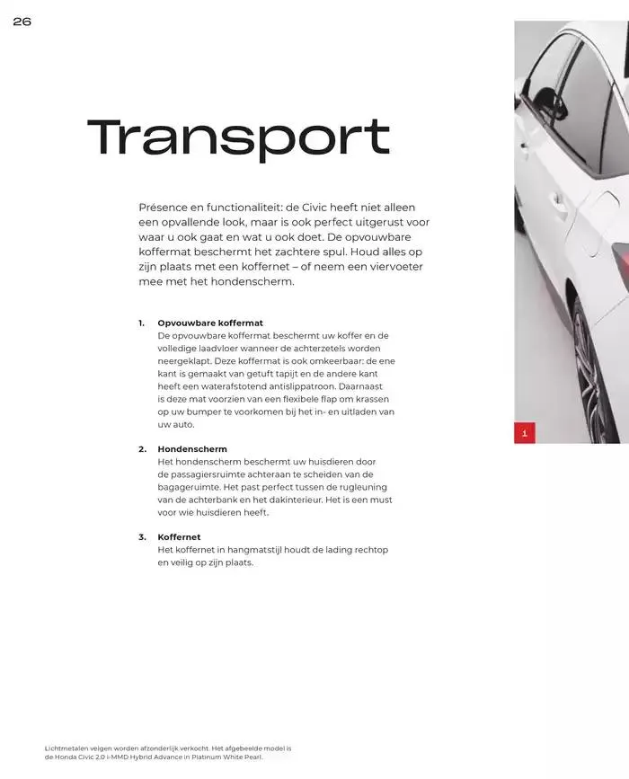 Civic Accessories van 19 november tot 30 juni 2025 - Folder pagina 26