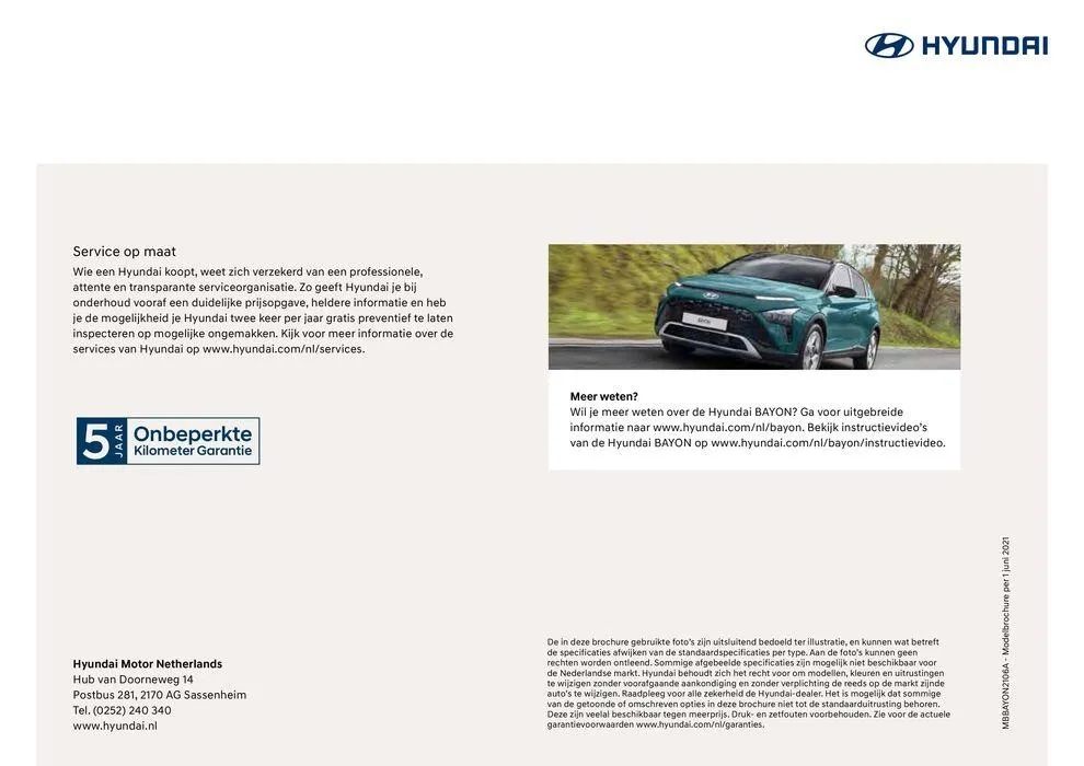 Hyundai Hyundai BAYON van 9 november tot 9 november 2024 - Folder pagina 20