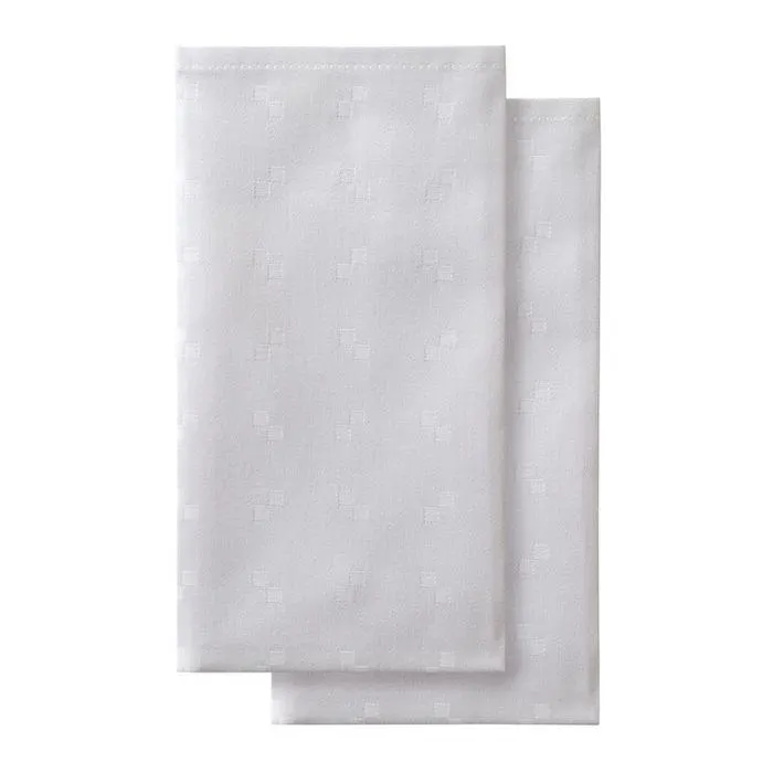 DDDDD Servetten Quadrat 50x50cm - white - set van 2