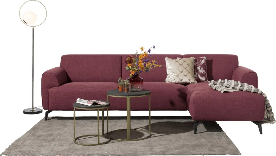 3 zits arm links - longchair rechts