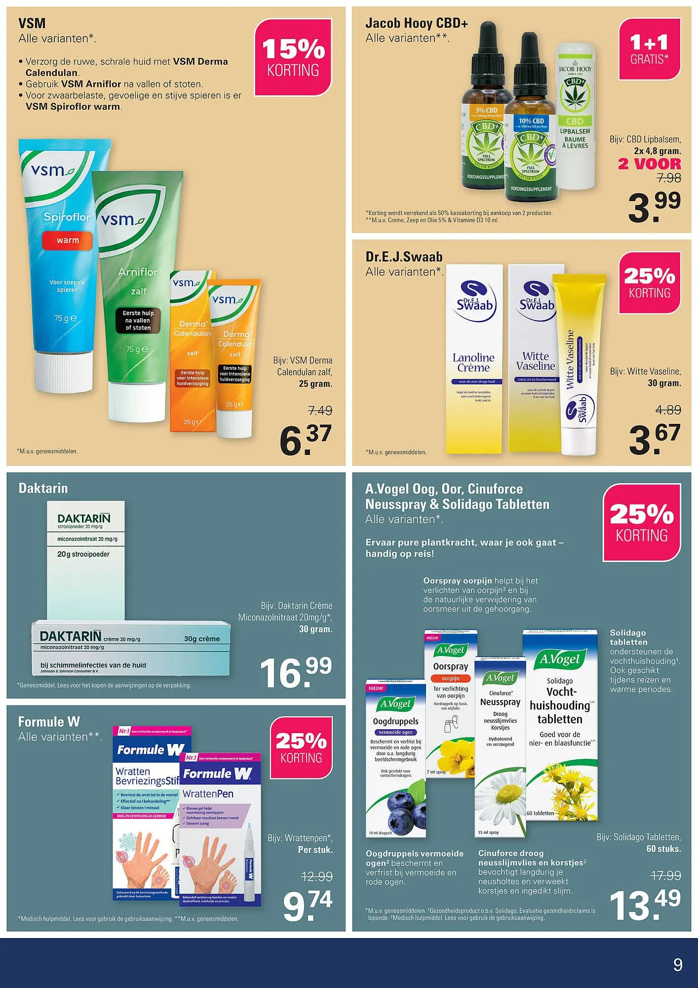 De Online Drogist folder van 9 juli tot 15 juli 2025 - Folder pagina 9