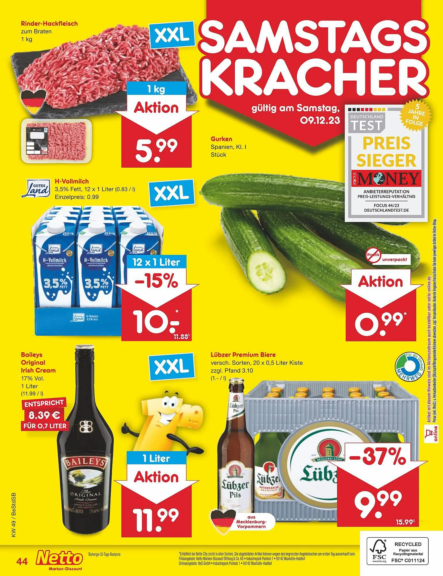 Netto Marken-Discount DE folder van 4 december tot 9 december 2023 - Folder pagina 46