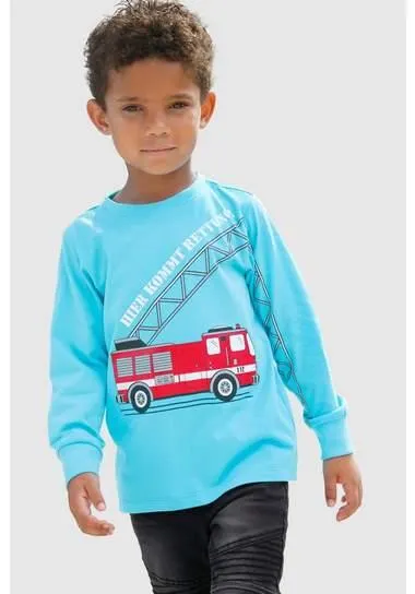 KIDSWORLD Shirt met lange mouwen HIER KOMMT RETTUNG