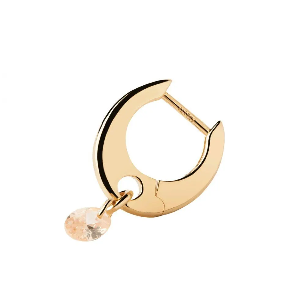 Color 925 Sterling Zilveren Oorbellen Met Gouden Plating AR01-B93-U