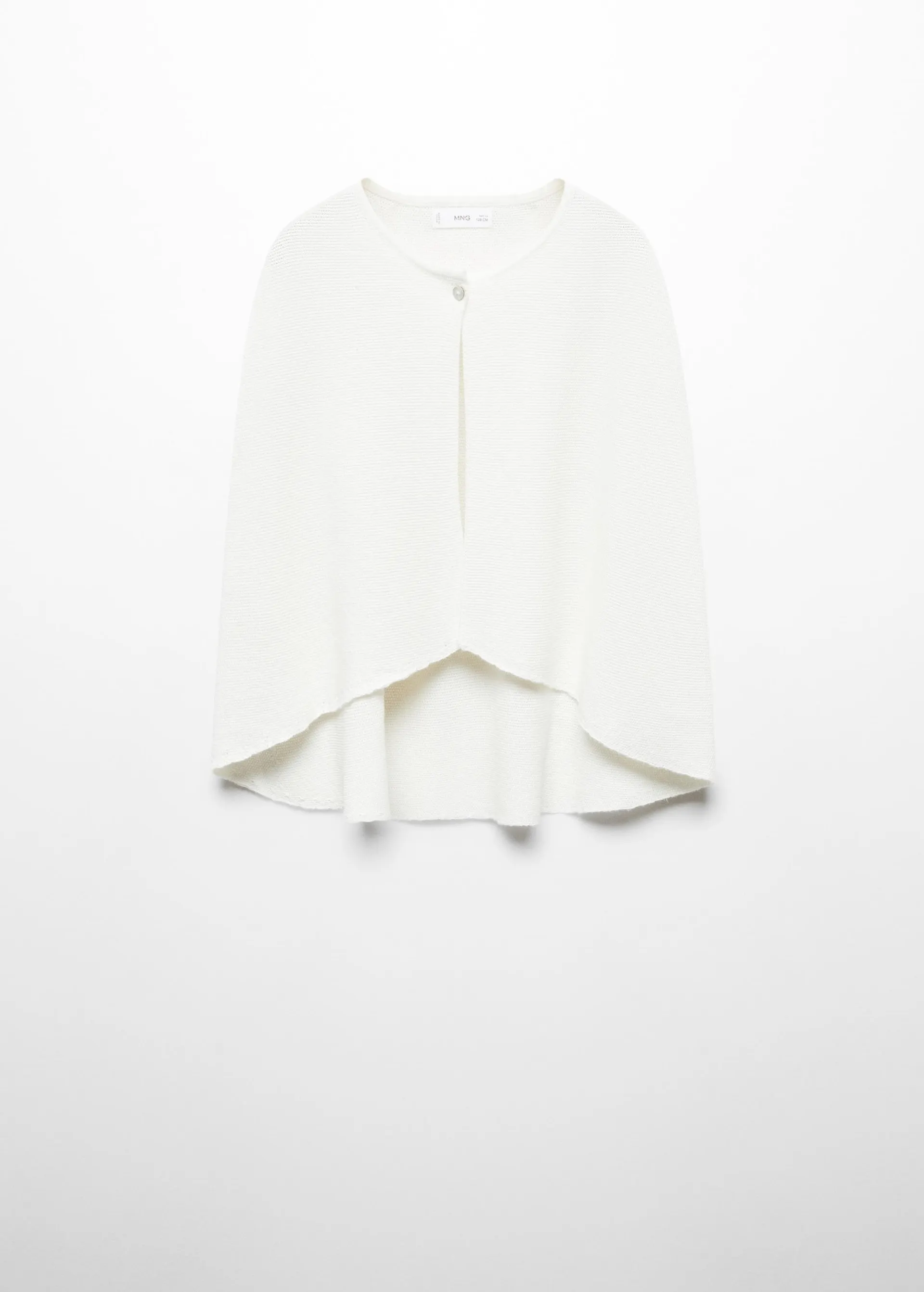 Gebreide katoenen cape