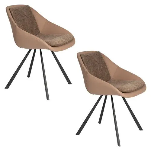Dutchbone Wakefield Eetkamerstoelen Beige - Set van 2