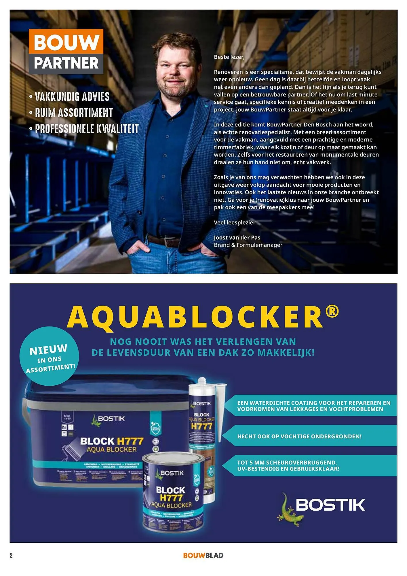 Bouwpartner Bouwblad folder van 1 september tot 30 september 2023 - Folder pagina 2