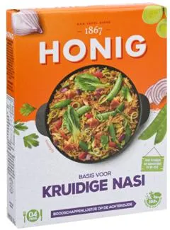 2 pakken Honig Basis voor Kruidige Nasi 39g