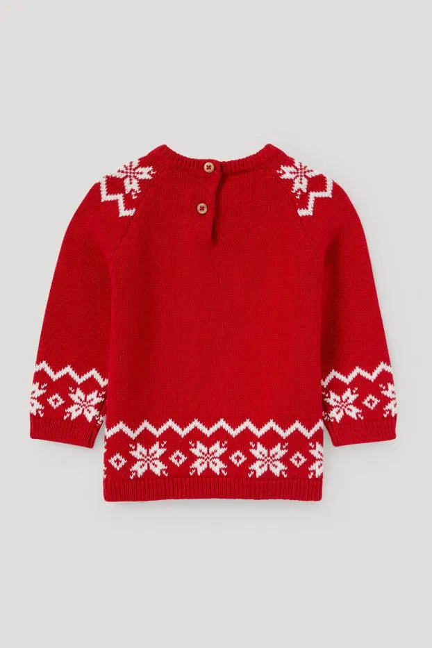 Rendier Rudolf - babytruitje voor de kerst