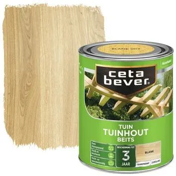 Cetabever tuinhoutbeits transparant blank zijdeglans 750 ml