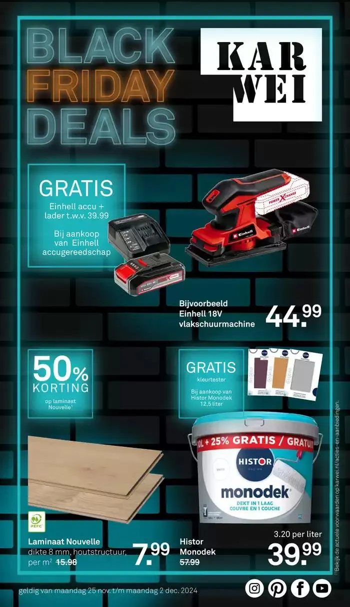 Black Friday Deals van 25 november tot 2 december 2024 - Folder pagina 1
