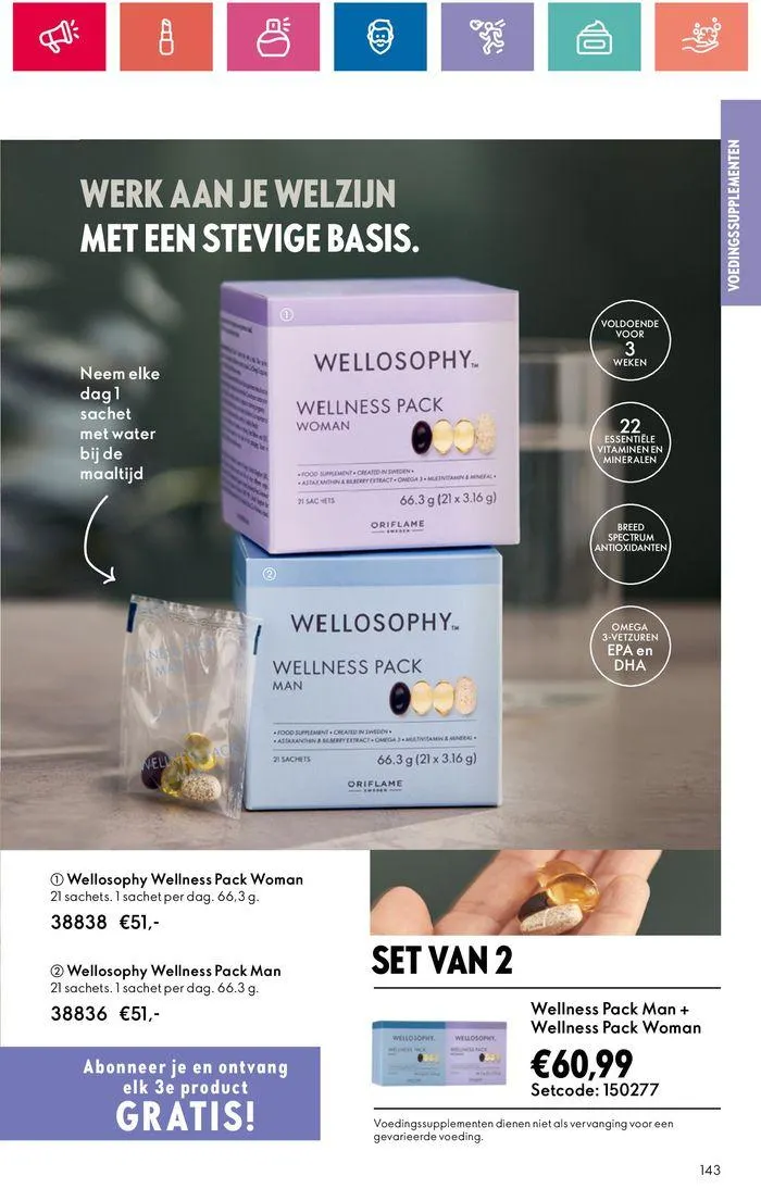 ORIFLAME folder! van 30 mei tot 13 juni 2024 - Folder pagina 143