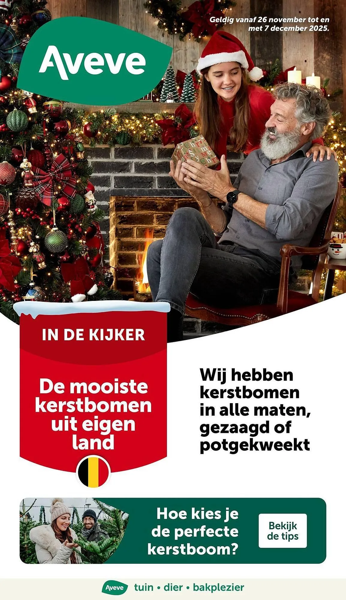 Aveve folder van 26 november tot 7 december 2025 - Folder pagina 1