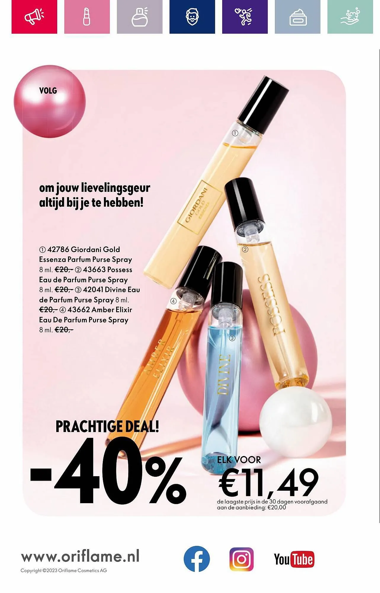 Oriflame folder van 25 oktober tot 7 november 2023 - Folder pagina 168