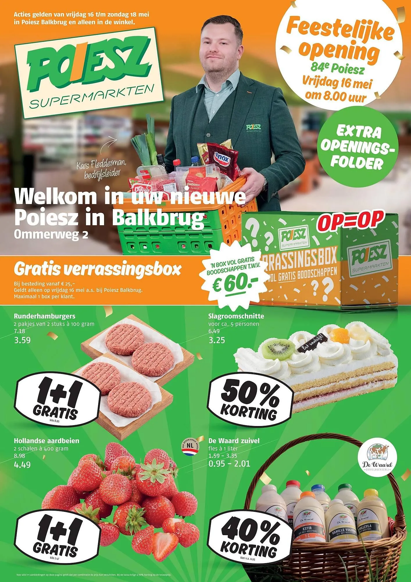 Poiesz folder van 16 mei tot 18 mei 2025 - Folder pagina 1